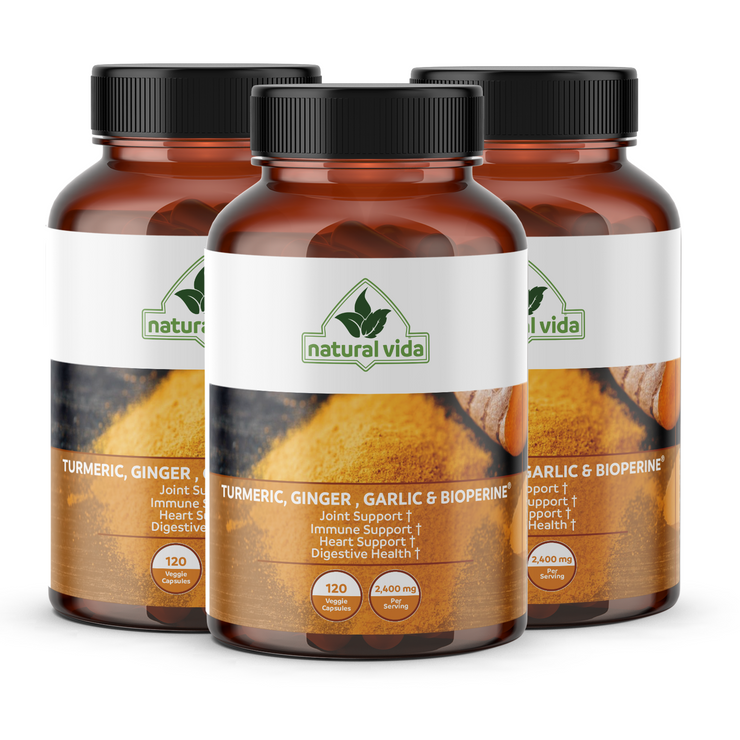 Turmeric, Ginger, Garlic & Bioperine®