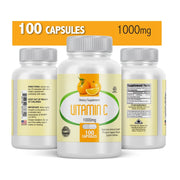 Vitamin C 1000 mg 100 capsules (2 Bottles)